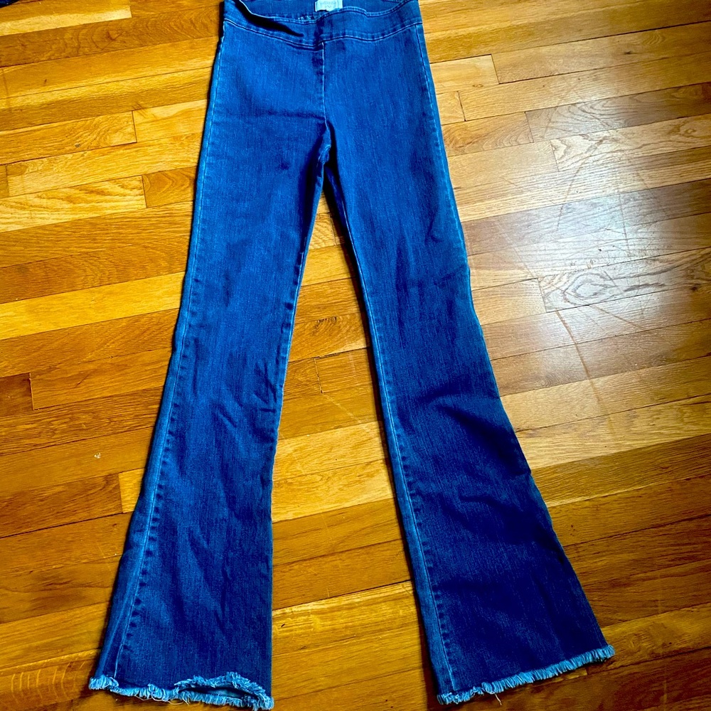 Expensive flare jeans, worn once!